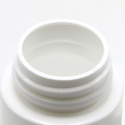 30 ml de HDPE portátil en polvo de plástico blanco Medicina pastillas botellas de pastillas Contenedor con tapa de seguridad infantil