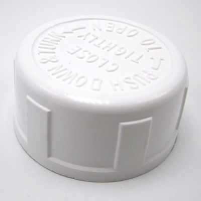 30 ml de HDPE portátil en polvo de plástico blanco Medicina pastillas botellas de pastillas Contenedor con tapa de seguridad infantil