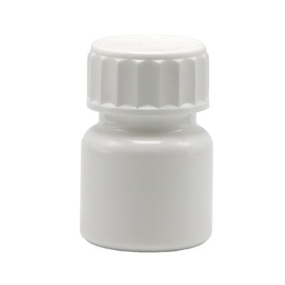 Logotipo personalizado Botella de medicina de píldora blanca de 30 ml PE con tapa de tornillo de alta durabilidad