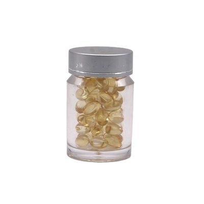 Farmacia Tabletas de medicinas Contenedor de 30 ml Botella de plástico PS de doble capa con tapas de aluminio