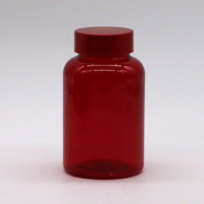 Botella de medicina de cápsulas de plástico PET de tipo 175ML/6OZ con tapas CRC de tornillo