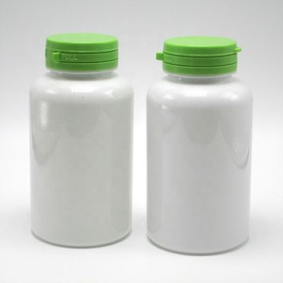 220 ml PET Botella redonda blanca para el producto de cuidado de la salud Material base PET tapa desmontable