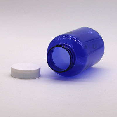 300 ml / 10 oz Botella de plástico PET de forma redonda con tapa de tapa para recipiente de botella de píldoras