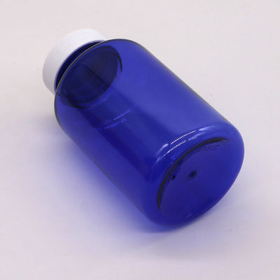 300 ml / 10 oz Botella de plástico PET de forma redonda con tapa de tapa para recipiente de botella de píldoras