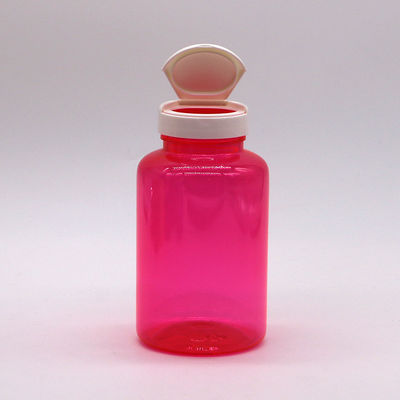 300 ml / 10 oz Botella de plástico PET de forma redonda con tapa de tapa para recipiente de botella de píldoras