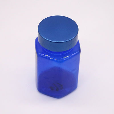 Botella de plástico PET de 150 ml/5 oz para el almacenamiento de cápsulas y píldoras de suplemento