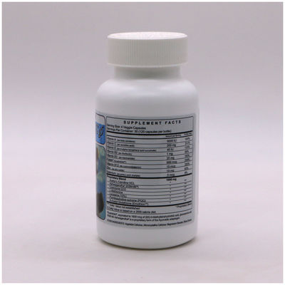 Botellas de plástico con tapa de doble tapa para cápsulas de 300 ml