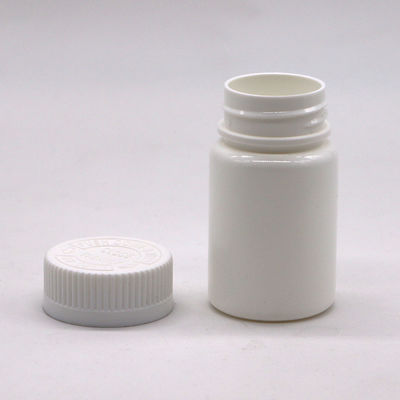 Botella de plástico de HDPE de forma redonda de 50 ml para medicamentos