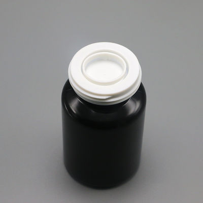 Botella de plástico de forma redonda de 90 mL PET para medicamentos Solución de almacenamiento de cápsulas sólidas