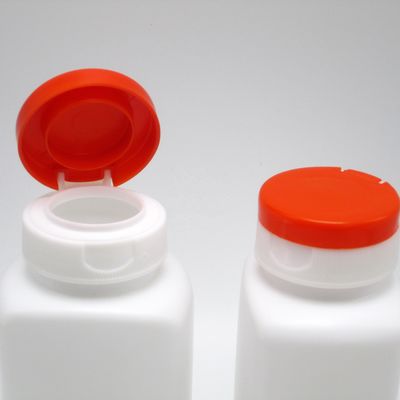 Estampación en pantalla Botella de plástico de forma cuadrada de 190 ml de HDPE para soporte de suplementos medicinales