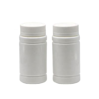Logotipo personalizado PE Botella de plástico vacía de forma de bambú con tapa de tornillo para píldora cápsula comprimido suplemento de medicina 5OZ 150ml
