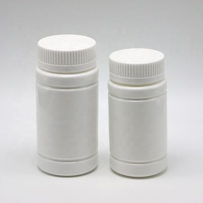 Logotipo personalizado PE Botella de plástico vacía de forma de bambú con tapa de tornillo para píldora cápsula comprimido suplemento de medicina 5OZ 150ml