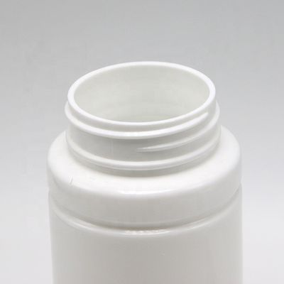 Logotipo personalizado PE Botella de plástico vacía de forma de bambú con tapa de tornillo para píldora cápsula comprimido suplemento de medicina 5OZ 150ml