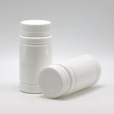 Logotipo personalizado PE Botella de plástico vacía de forma de bambú con tapa de tornillo para píldora cápsula comprimido suplemento de medicina 5OZ 150ml