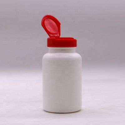 Botella de plástico PET de forma redonda de 225 mL para Plii Medicine Organizador de cápsulas de tabletas sólidas
