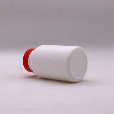 Botella de plástico PET de forma redonda de 225 mL para Plii Medicine Organizador de cápsulas de tabletas sólidas