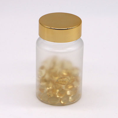 Contenedores de cápsulas de píldoras de medicamentos en PET de 90 ml con acabado congelado y tapa de tornillo
