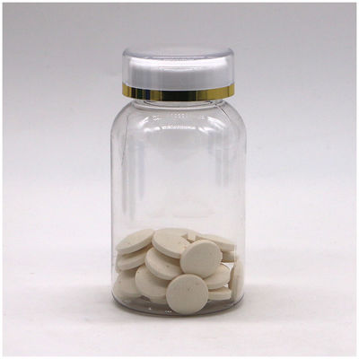 Medicina industrial 160ml/5.3oz Botella de plástico PET con tapa de doble / tapa a prueba de niños
