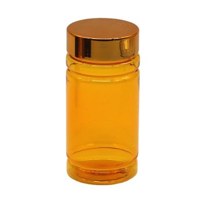 Botella de medicina de cápsulas de plástico PET de 175 ml de capacidad con tapas CRC de tornillo