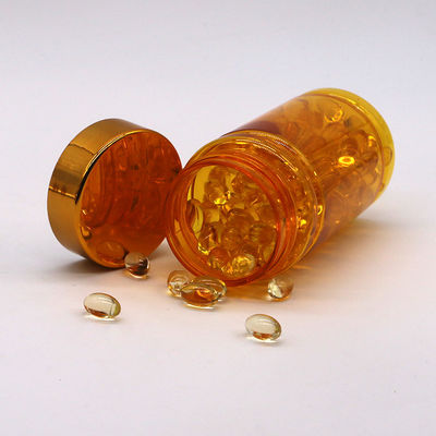 Botella de medicina de cápsulas de plástico PET de 175 ml de capacidad con tapas CRC de tornillo