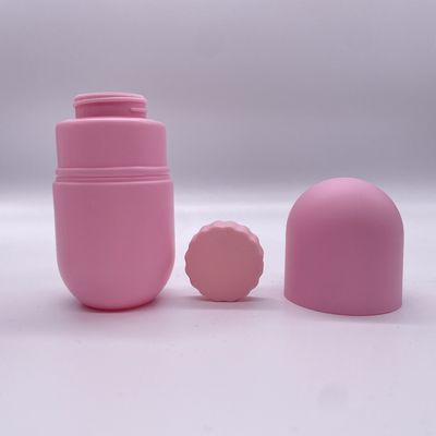 Contenedor de medicamentos en forma de cápsula de color personalizado con tapa de tornillo