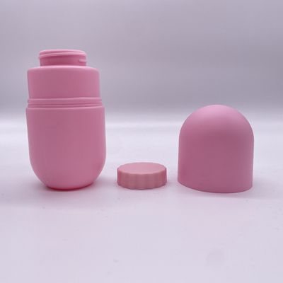 Contenedor de medicamentos en forma de cápsula de color personalizado con tapa de tornillo