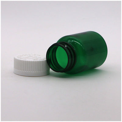 Medicina industrial Botella de plástico PET de 50 ml con tapa de tornillo e impresión de etiquetas personalizadas