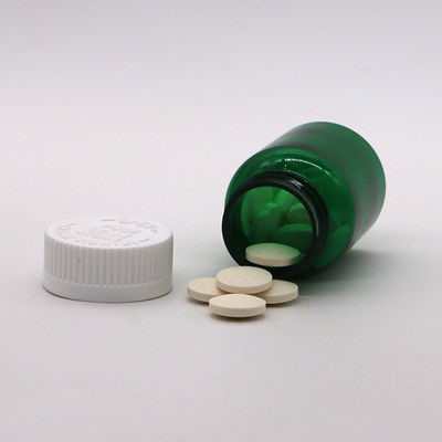 Medicina industrial Botella de plástico PET de 50 ml con tapa de tornillo e impresión de etiquetas personalizadas