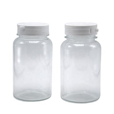 Botella de plástico PET redonda de 220 ml con tapa desmontable Servicio de impresión de etiquetas personalizadas