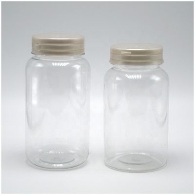 Botella de plástico PET redonda de 220 ml con tapa desmontable Servicio de impresión de etiquetas personalizadas