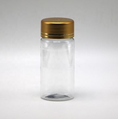 Contenedor de tubo recto de 90 ml PET para pastillas y cápsulas farmacéuticas industriales