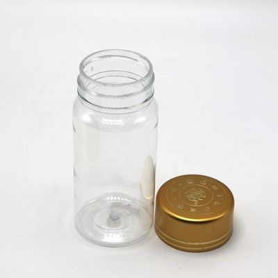 Contenedor de tubo recto de 90 ml PET para pastillas y cápsulas farmacéuticas industriales