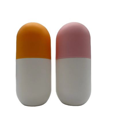 CAP de tornillo 130 ml HDPE botella cápsula para el suplemento dulces píldoras tabletas medicina plástica