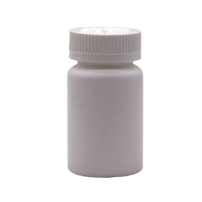 Botellas de plástico de boca ancha de 100 ml Botellas vacías de plástico de 100 ml Envases de cápsulas con tapa de tornillo