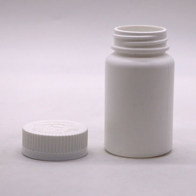 Botellas de plástico de boca ancha de 100 ml Botellas vacías de plástico de 100 ml Envases de cápsulas con tapa de tornillo