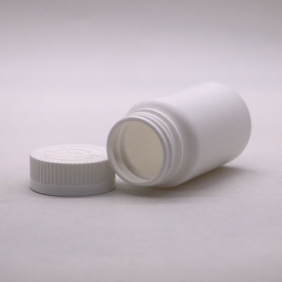 Botellas de plástico de boca ancha de 100 ml Botellas vacías de plástico de 100 ml Envases de cápsulas con tapa de tornillo