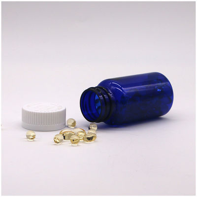 Botella de plástico PET de forma redonda de 75 ml con tapa de tornillo y servicio de impresión de etiquetas personalizadas