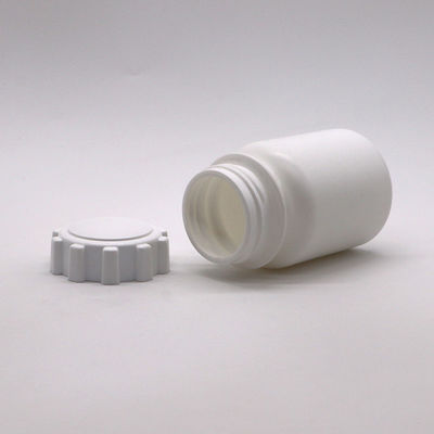 Medicamento Comprimido sólido Cápsula Almacenamiento Botella de plástico PE de 175 ml con cubierta de engranaje
