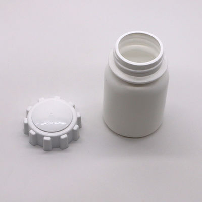 Medicamento Comprimido sólido Cápsula Almacenamiento Botella de plástico PE de 175 ml con cubierta de engranaje