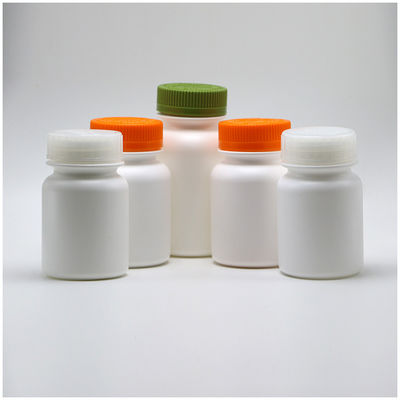 Medicamento Comprimido sólido Cápsula Almacenamiento Botella de plástico PE de 175 ml con cubierta de engranaje