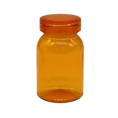Botella de píldoras de plástico PET de 90 ml para píldoras en polvo cápsula cápsula con tapa de tornillo y servicio OEM