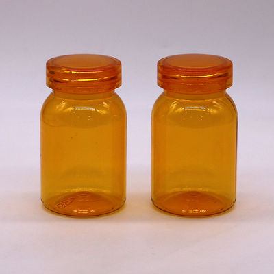 Botella de píldoras de plástico PET de 90 ml para píldoras en polvo cápsula cápsula con tapa de tornillo y servicio OEM