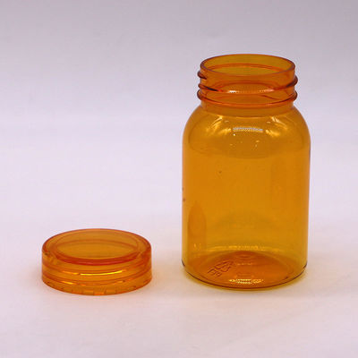 Botella de píldoras de plástico PET de 90 ml para píldoras en polvo cápsula cápsula con tapa de tornillo y servicio OEM
