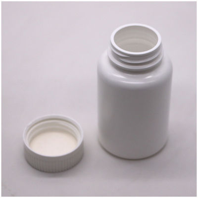 Material del collar PE 150 ml Botella de plástico redonda vacía con tapas a prueba de niños