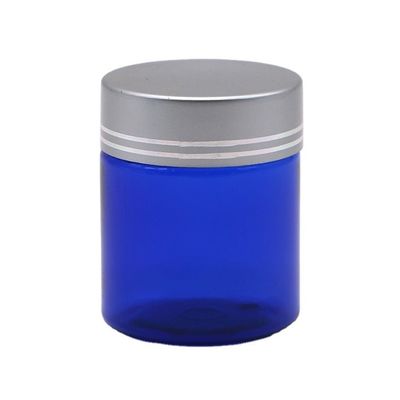 Botella de aceite de pescado recargable de 40 ml/1.3 oz con tapa de tornillo de aluminio plateado