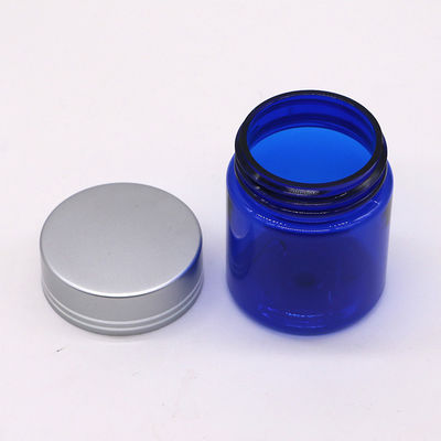 Botella de aceite de pescado recargable de 40 ml/1.3 oz con tapa de tornillo de aluminio plateado