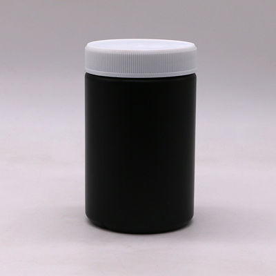 Medicina Industrial 250ml HDPE Jar de plástico personalizado de alimentos con tapa de tornillo y revestimiento de inducción de calor