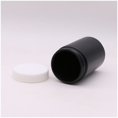 Medicina Industrial 250ml HDPE Jar de plástico personalizado de alimentos con tapa de tornillo y revestimiento de inducción de calor