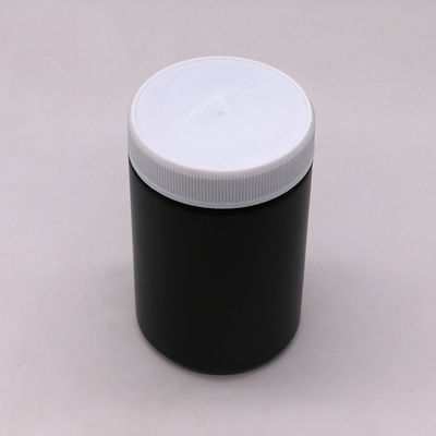 Medicina Industrial 250ml HDPE Jar de plástico personalizado de alimentos con tapa de tornillo y revestimiento de inducción de calor
