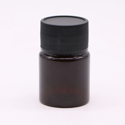 Contenido reciclable libre de BPA Botella de pastillas de plástico PET de 25 ml para medicamento sólido Vial